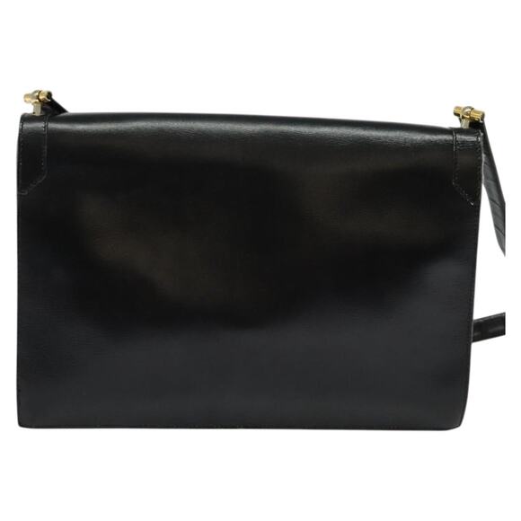 DIOR Shoulder Bag Leather Black Gold - Picture 3 of 12